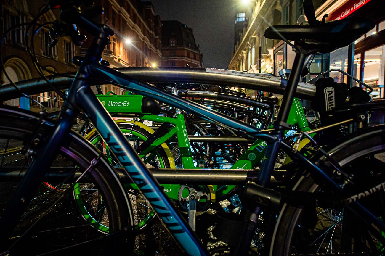London bike travel photography